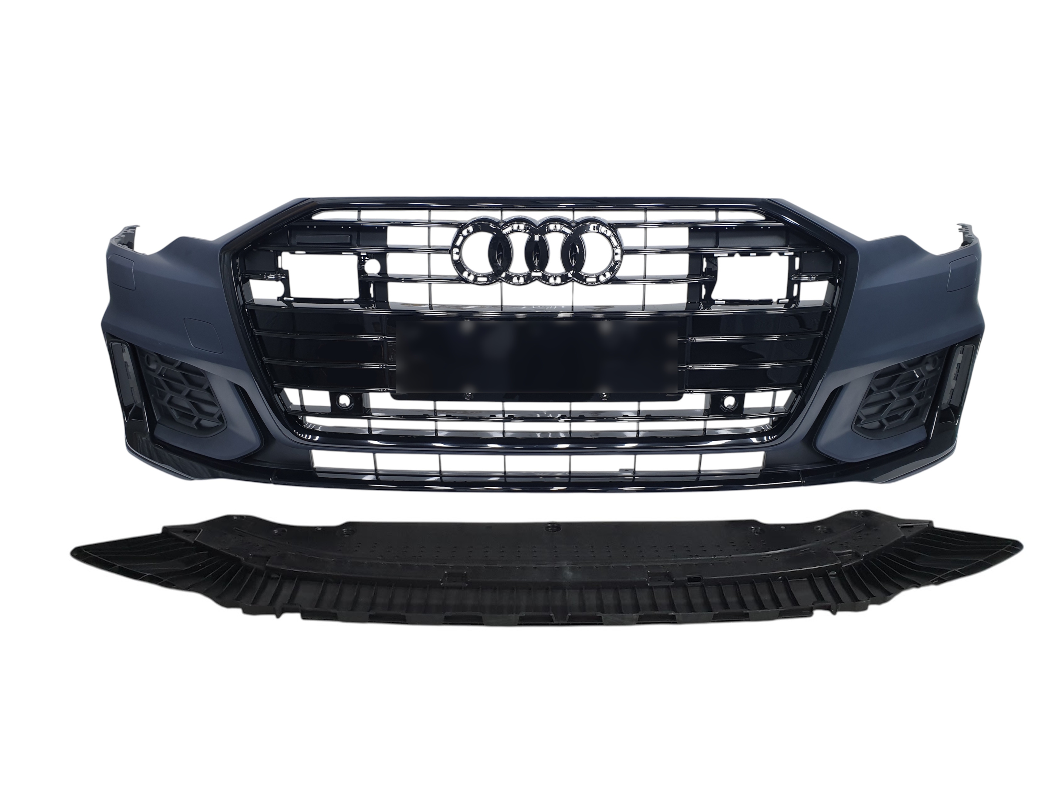 Передній бампер (S-Line) на Audi A6 C8 2018-2023 року