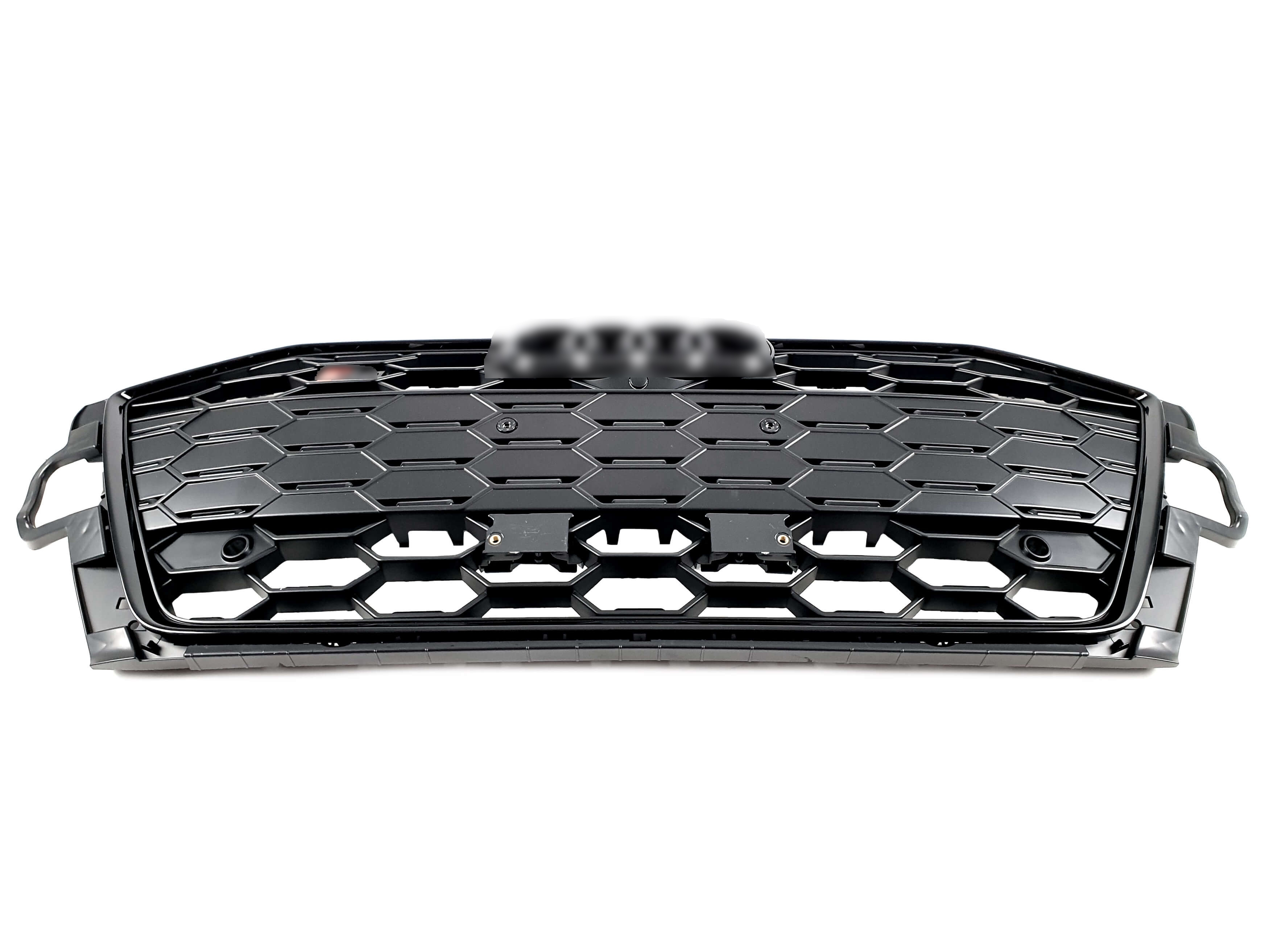 Решітка радіатора Full Black (Gloss / Matte) (в стилі S4) на Audi A4 B9 2019-2023 року 2