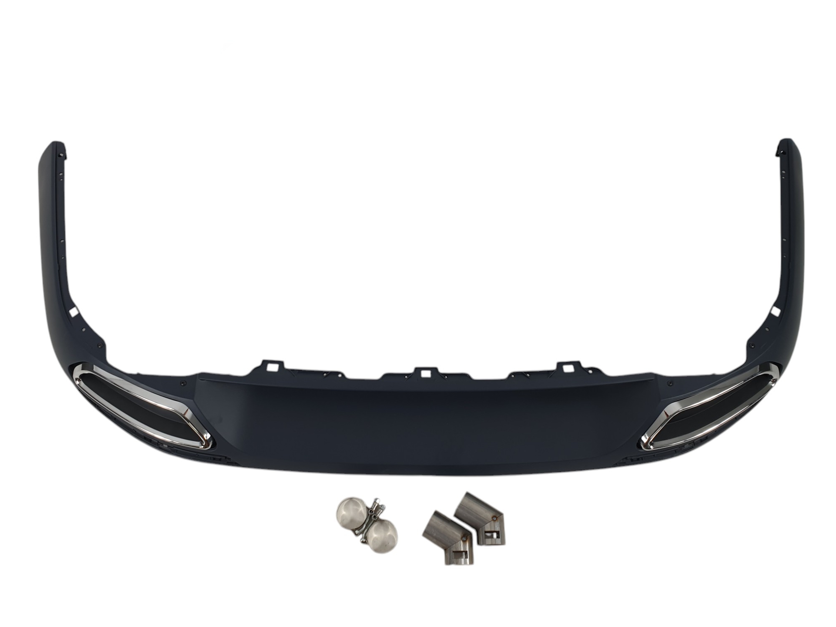 Дифузор (заднього бампера) (стиль R-Line) на Volkswagen Passat B8 2014-2019 року 3