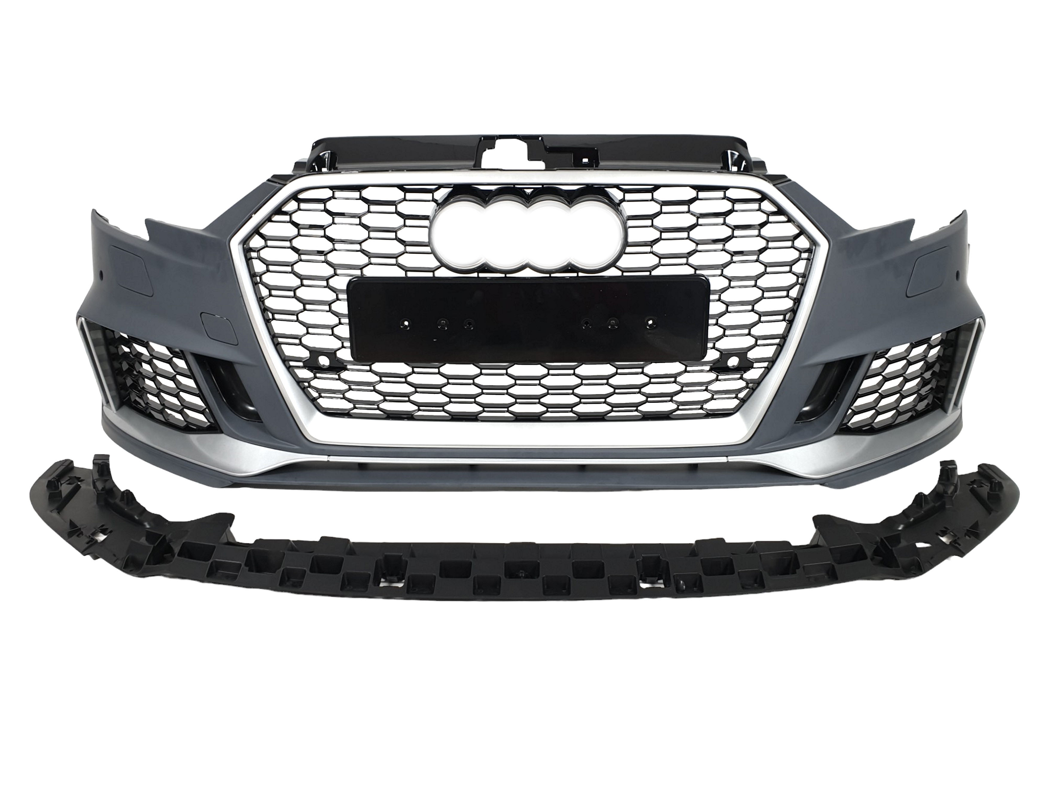 Передній бампер (в стилі RS3 V3) на Audi A3 8V 2016-2020 року