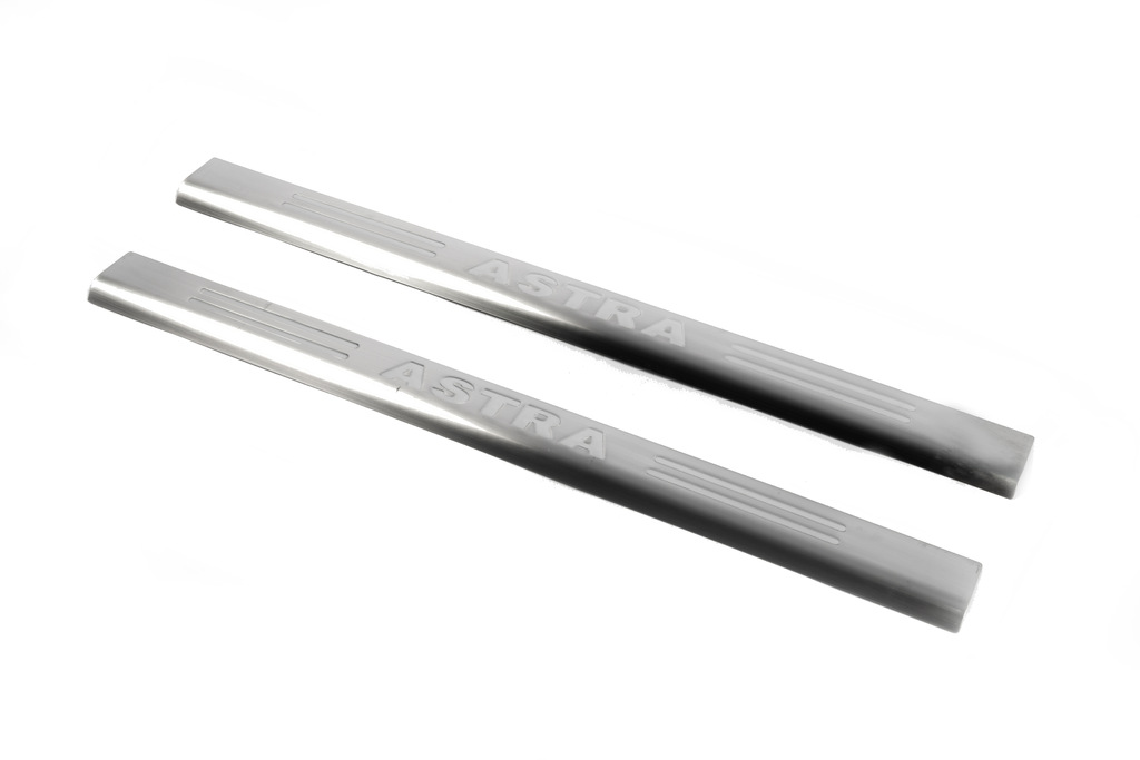 Накладки на пороги Omsa (нерж) Sedan/HB (4 штуки) 3