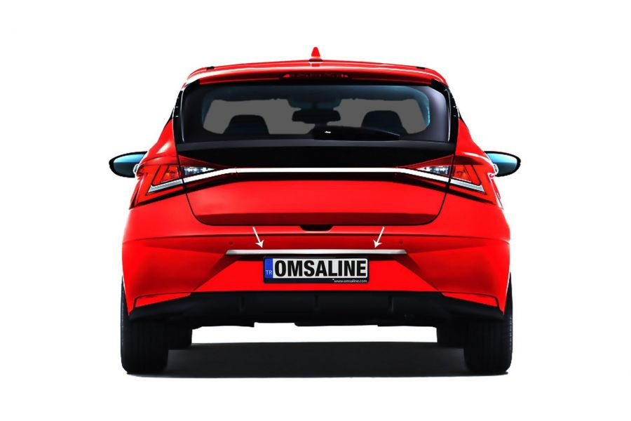 Хром планка над номером OmsaLine (нерж)