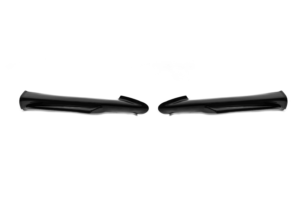 Передні Flap накладки (для E90 M-Sport 2005-2008, чорний глянець, 2 шт) 5