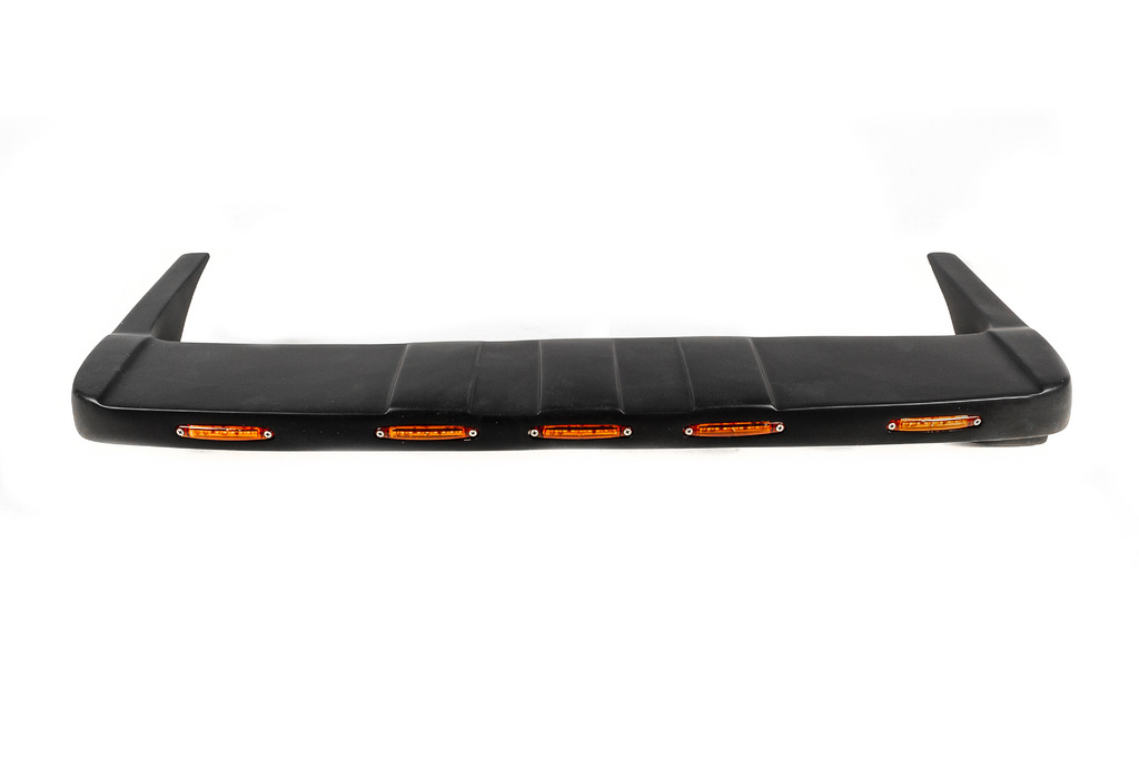 Козирьок лобовога скла V1 (LED, чорний мат) 2