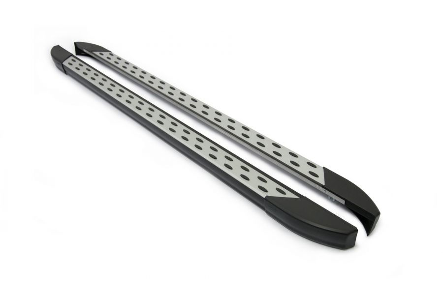 Бокові пороги DOT-Line (2 шт., Алюм.) Середня база 4