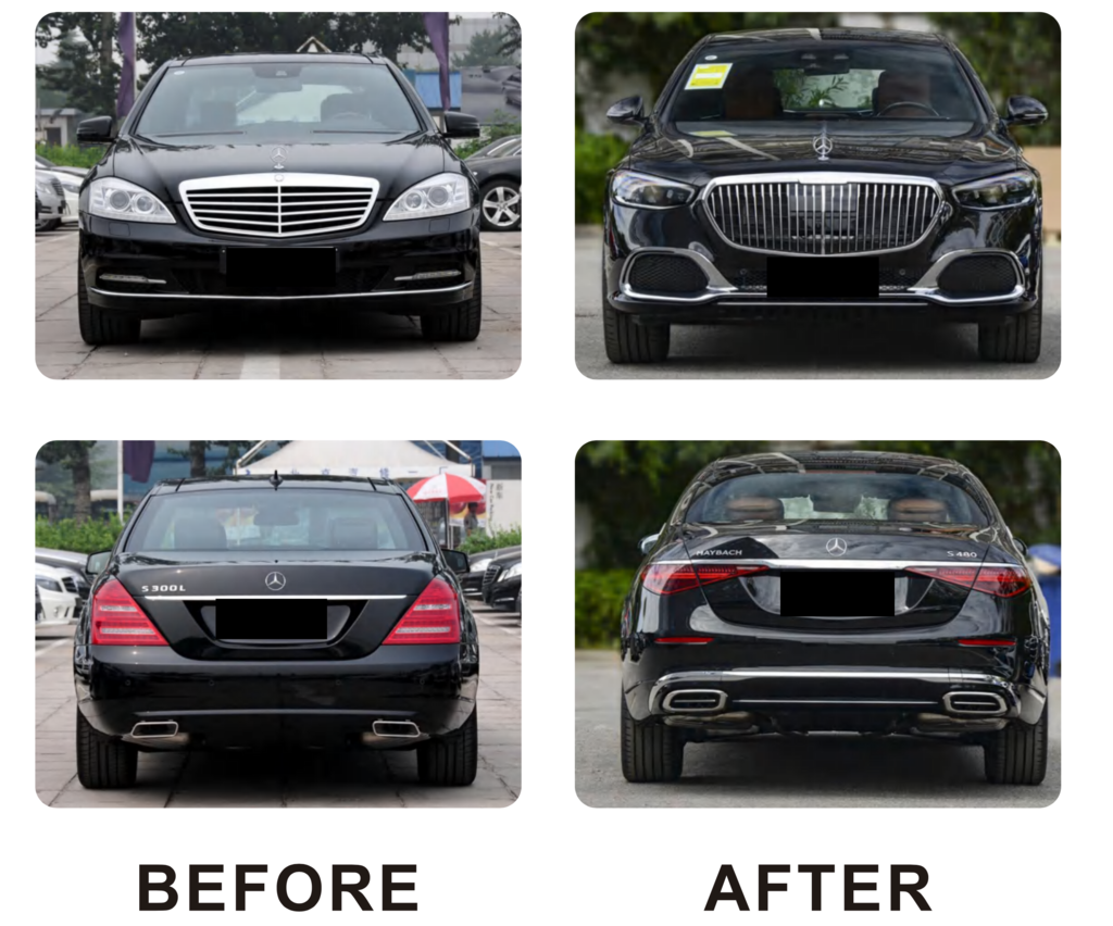 Комплект рестайлінга в W223 Maybach 4