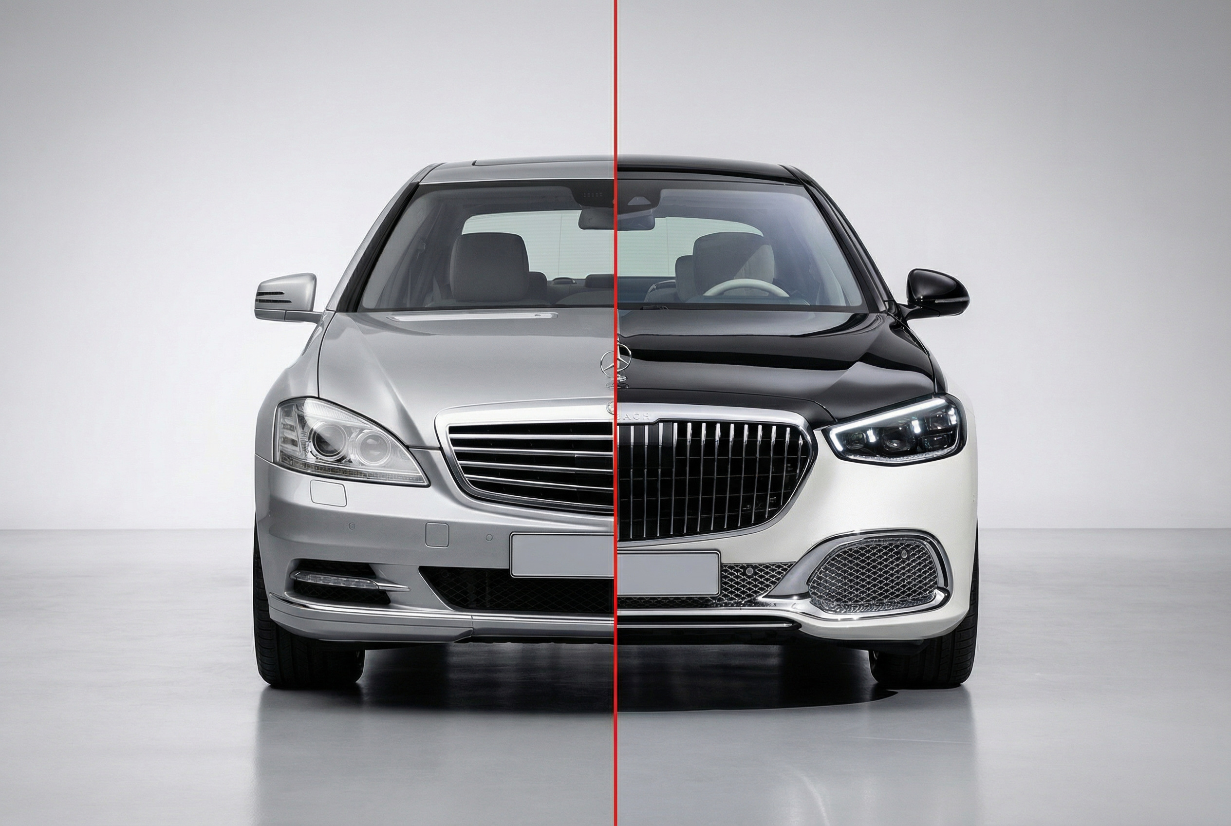 Комплект рестайлінга в W223 Maybach