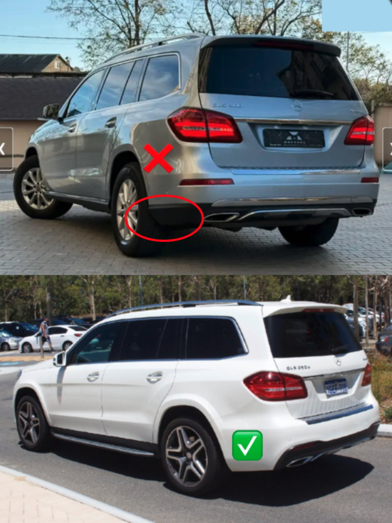 Комплект обвісів з заднім дифузором AMG V1 (GLS63) 2