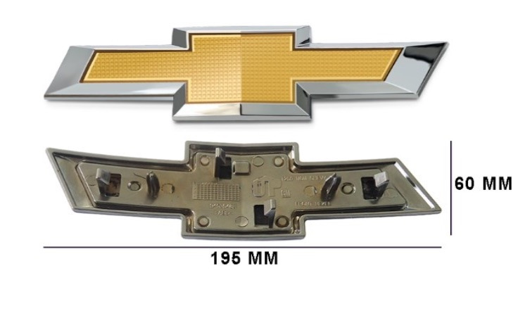 Емблема Chevrolet (195 мм на 60мм) 3