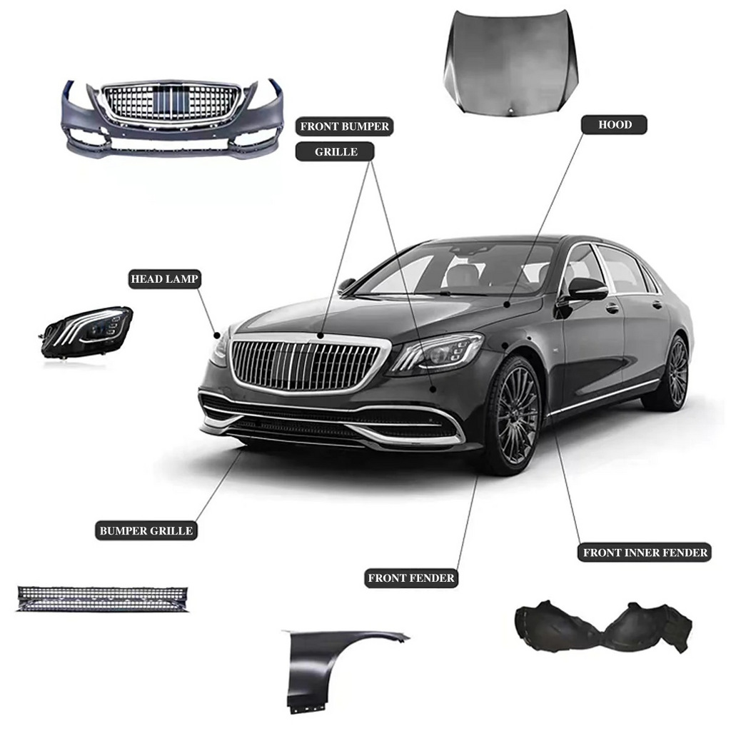 Комплект рестайлінгу в X222 Maybach S600 3