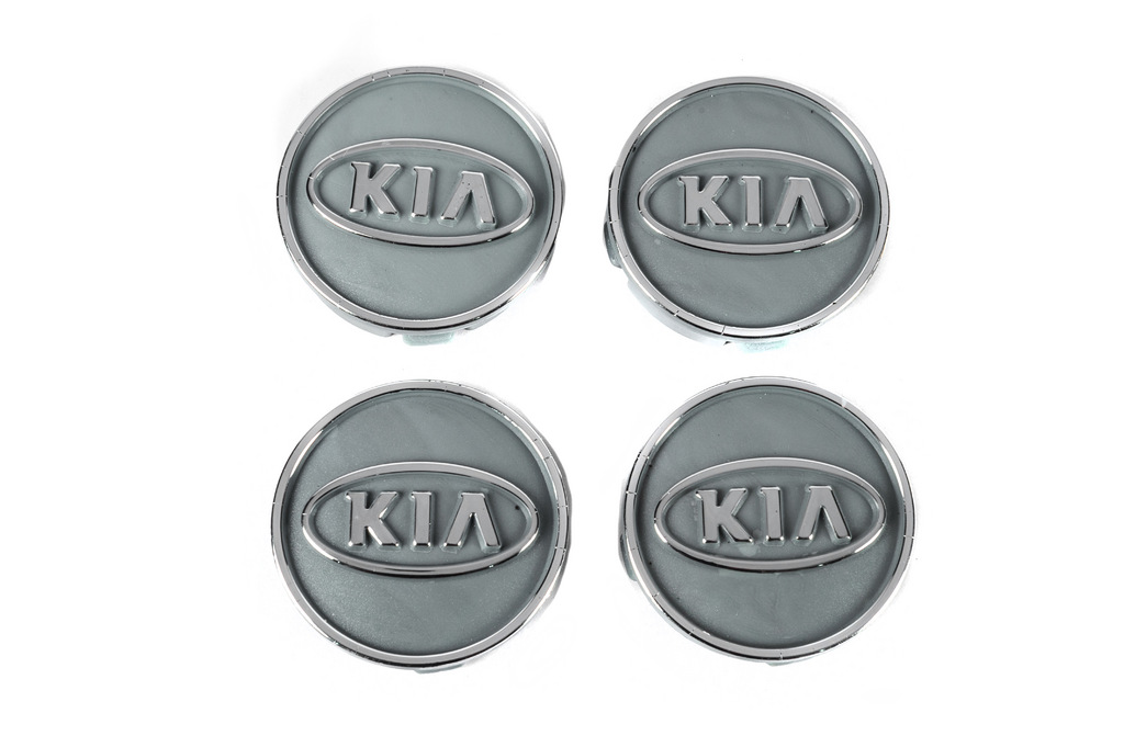 Ковпачки диски сірі kia60tur-sir (59мм на 55мм, 4 шт) 2
