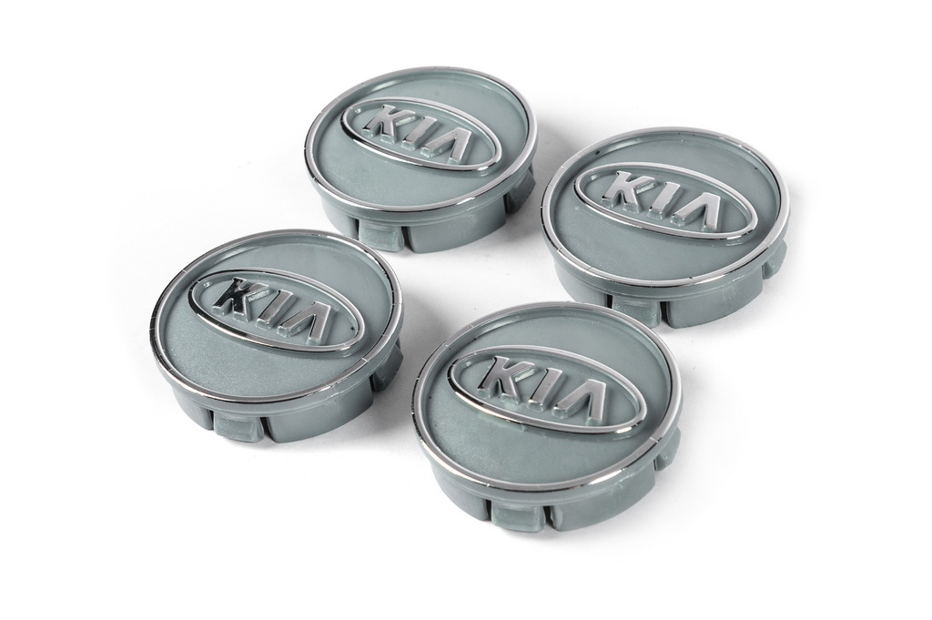 Ковпачки диски сірі kia60tur-sir (59мм на 55мм, 4 шт)