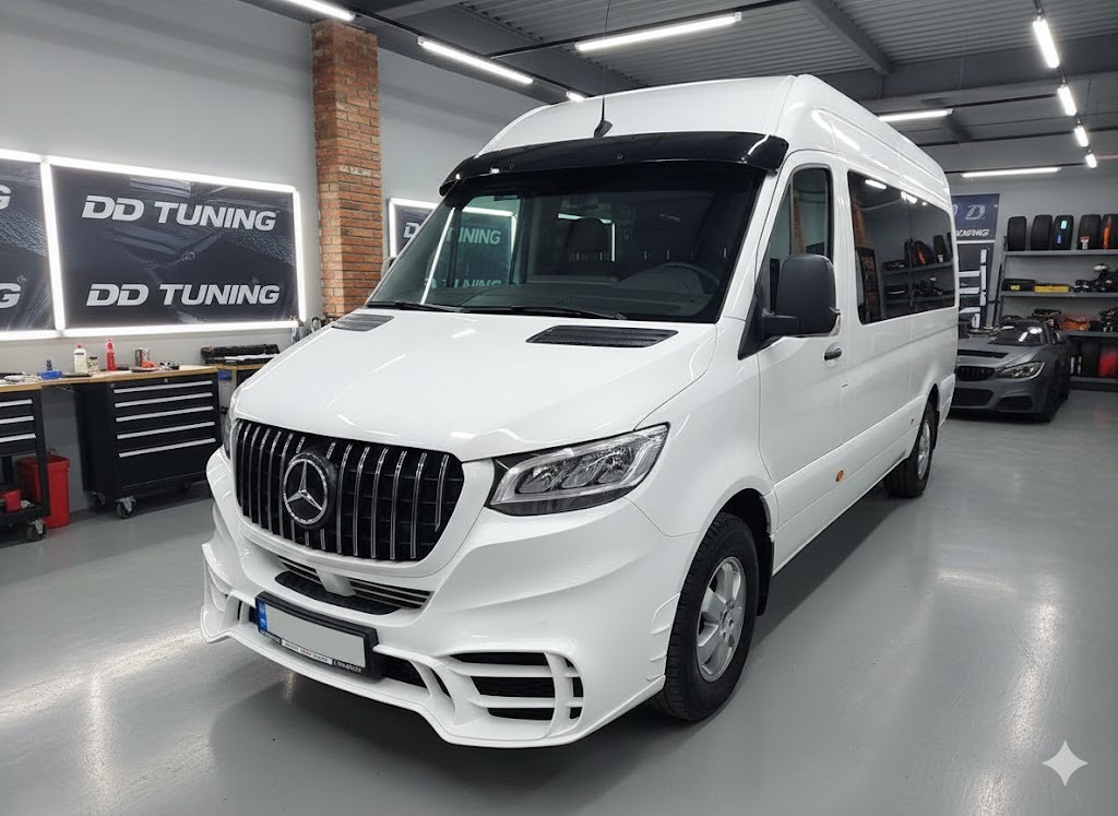 Передній бампер з решіткою V2 (AMG) 5