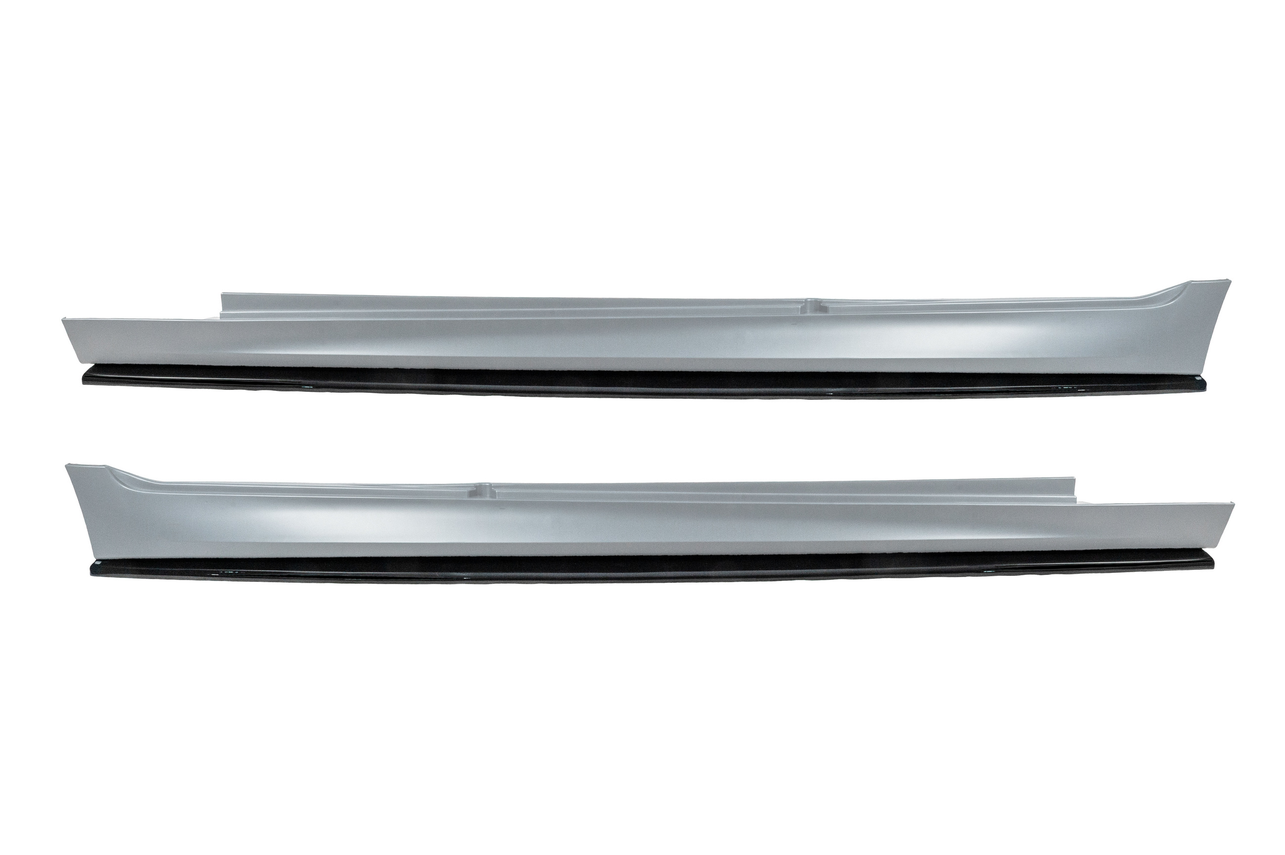Накладки на пороги V-1 (під M-Sport/M5 пороги, чорний глянець) 6