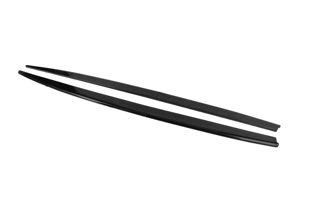 Накладки на пороги V-1 (під M-Sport пороги, чорний глянець) 4