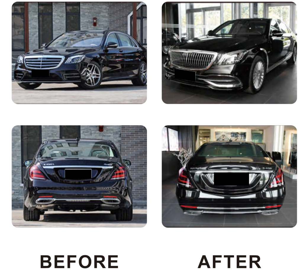 Комплект рестайлінгу на Maybach (з оптикою)