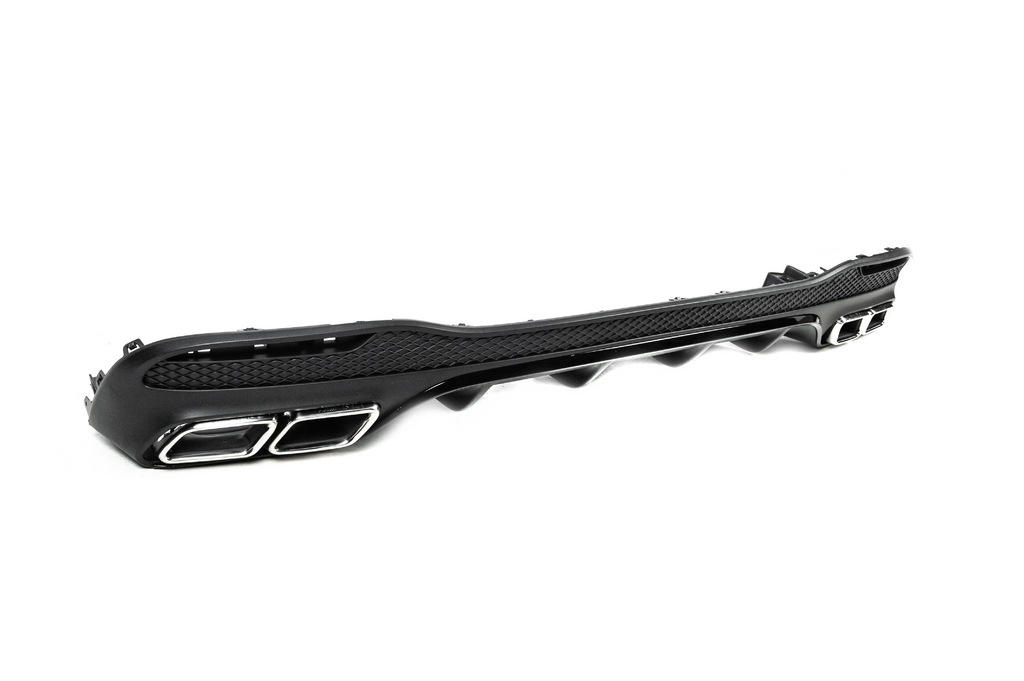Задній дифузор GLS63 AMG (з насадками Chrome) 4