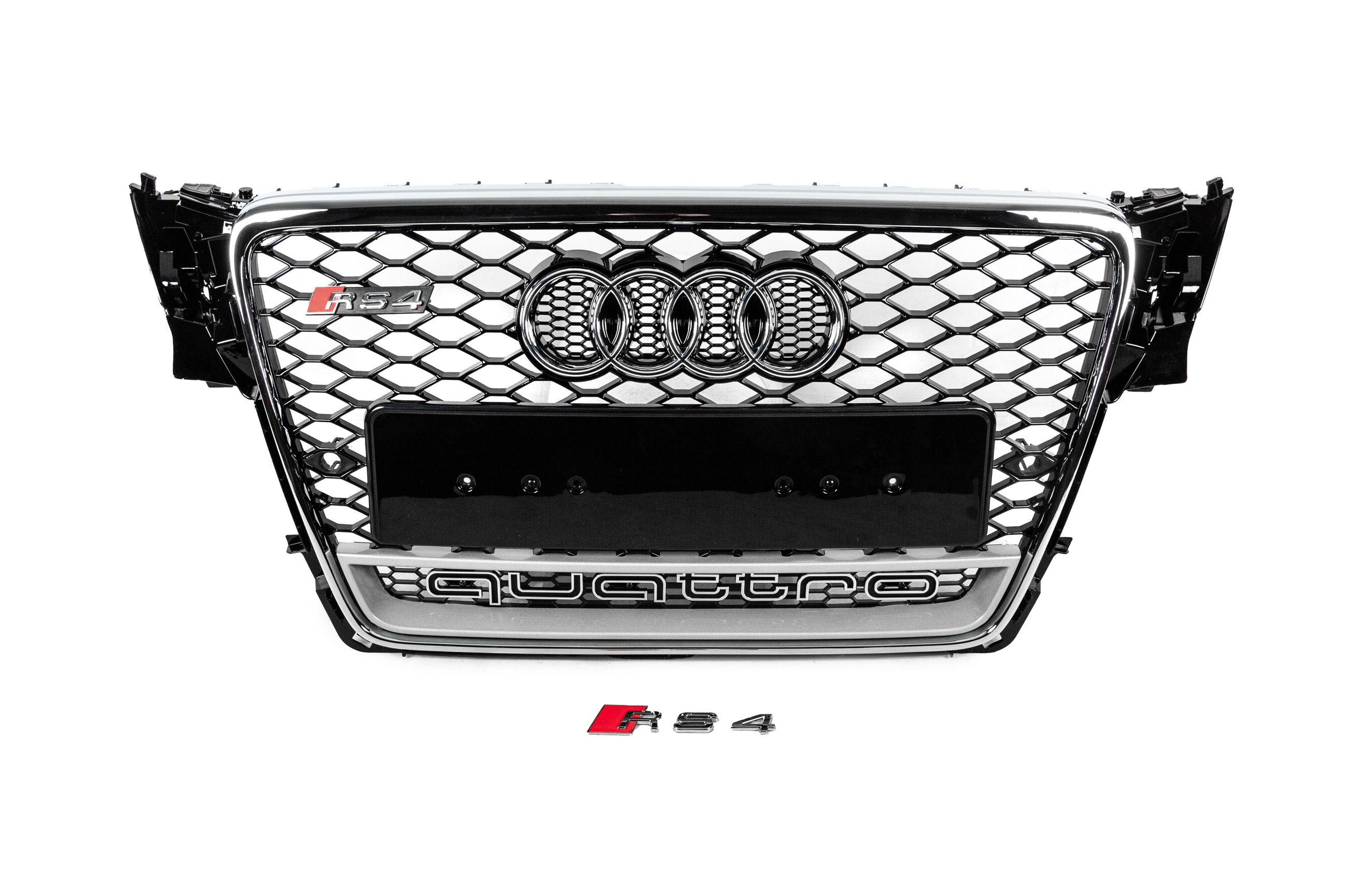 Передня решітка з написом Quattro RS-style (2007-2011, чорна)