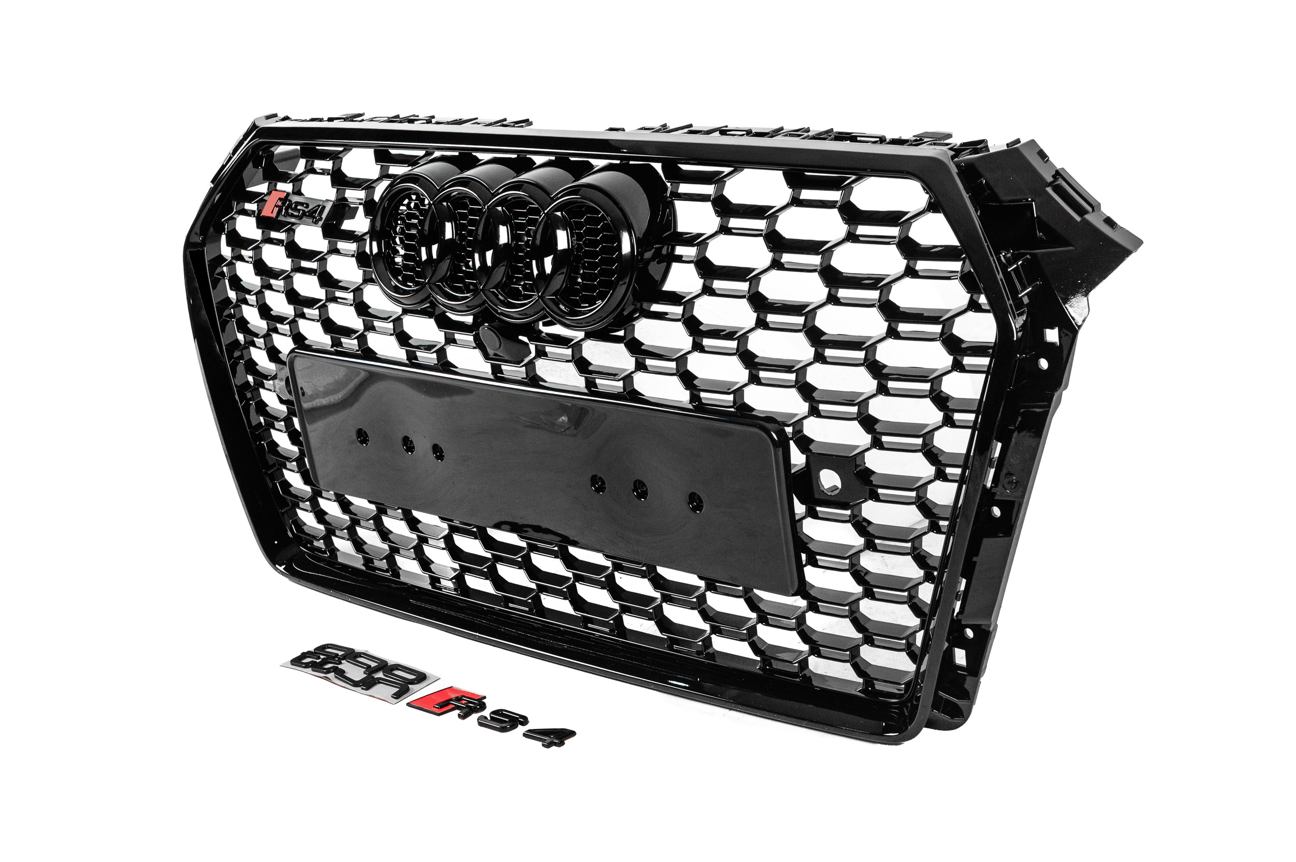 Передня решітка RS-style з написом Quattro (2015-2019, чорна) 2