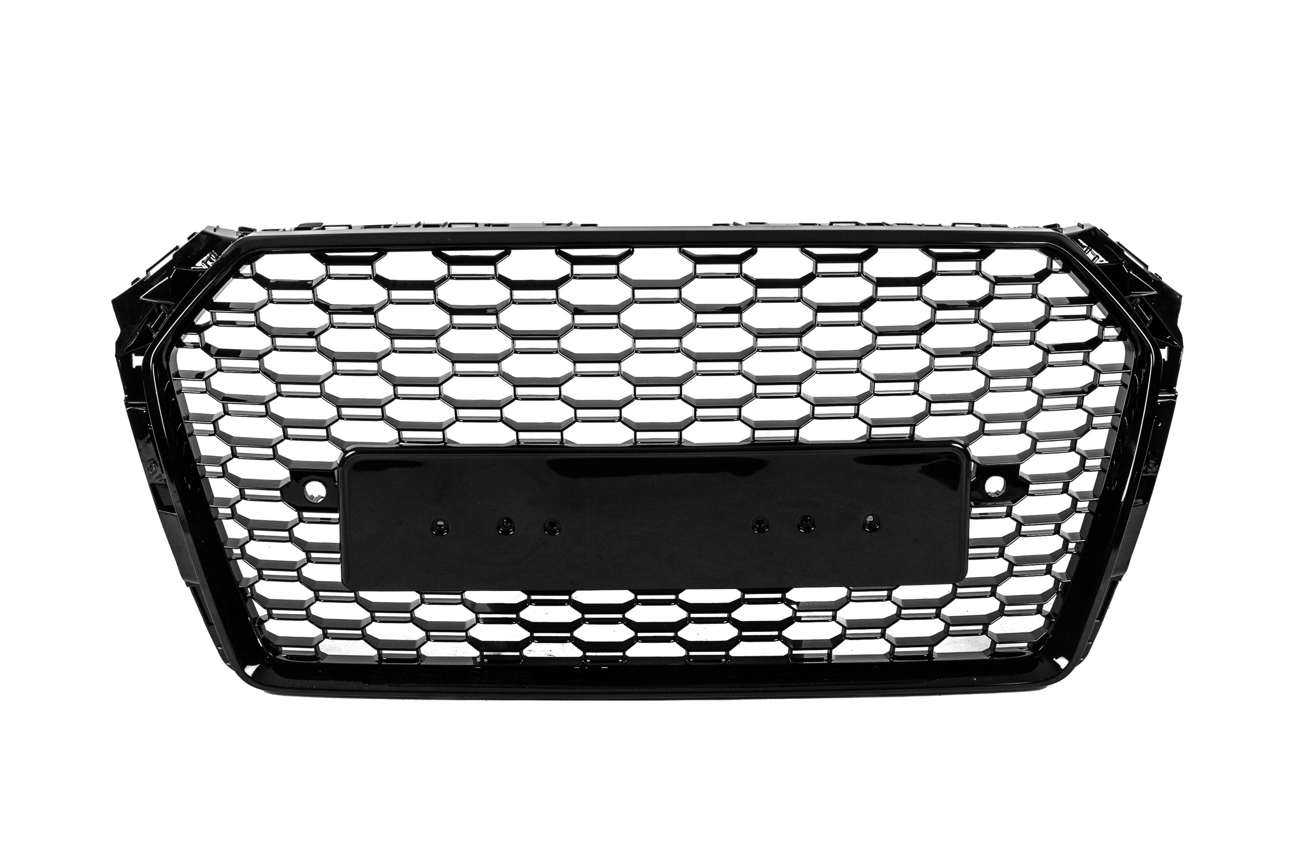 Передня решітка RS-style Quattro (без лого, 2015-2019, чорна)