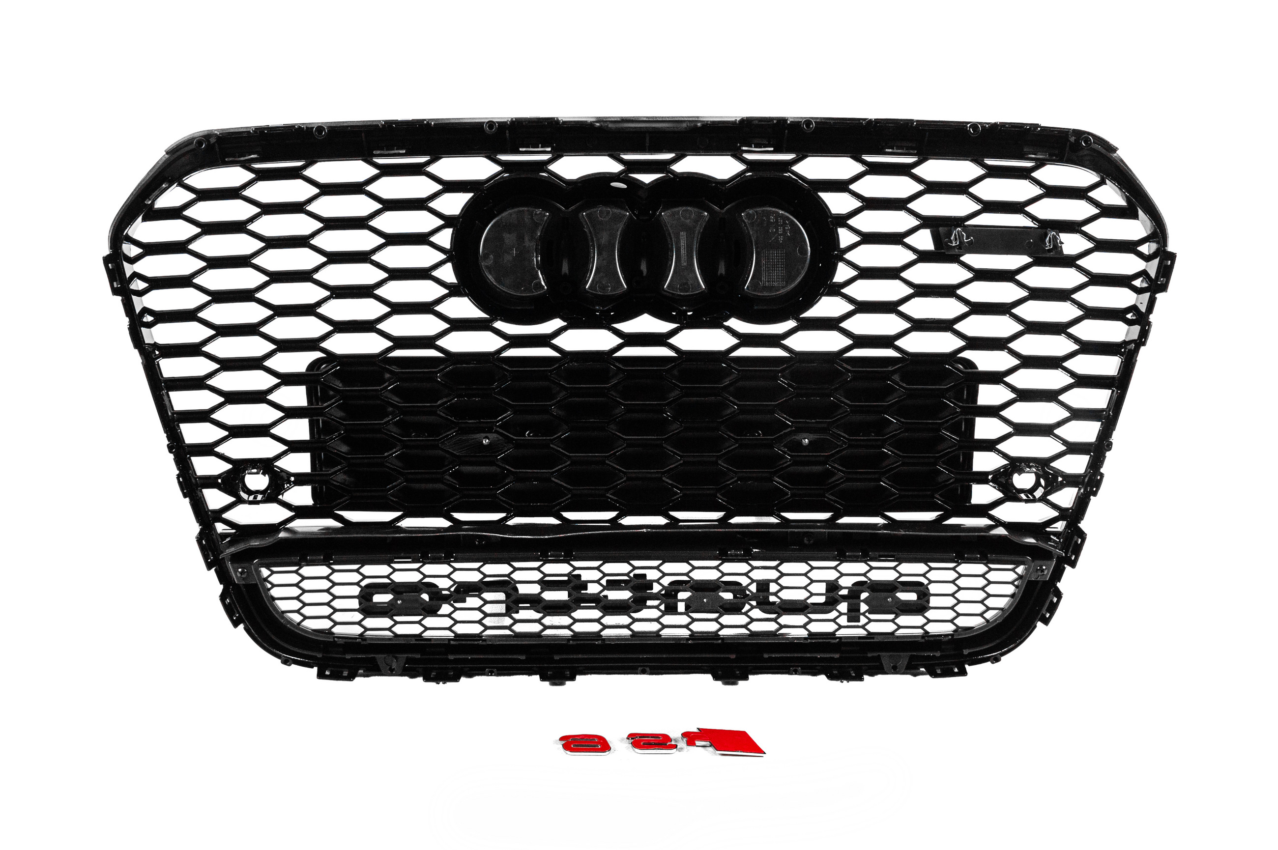 Передня чорна решітка RS-style з написом Quattro (2011-2014) 4