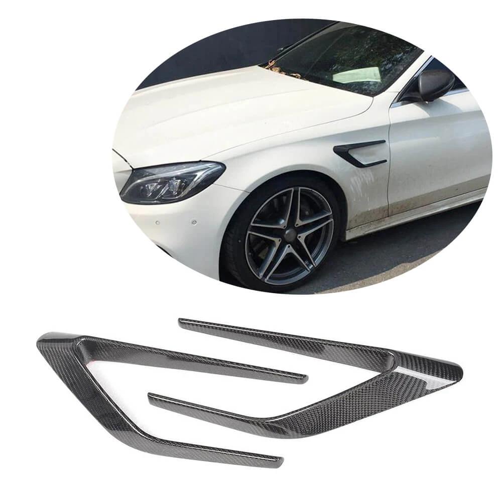 Накладки на передні крила (для SD C63 AMG 2015-2019, Карбон)