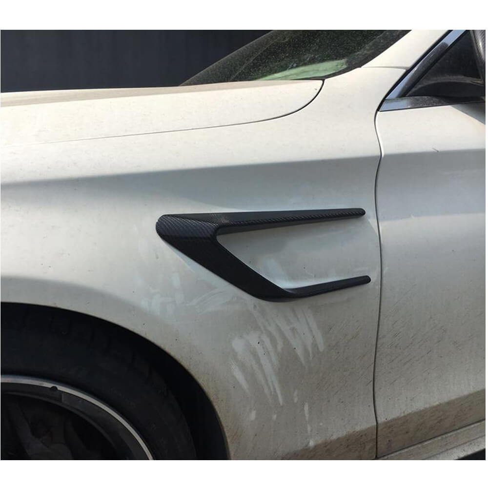 Накладки на передні крила (для SD C63 AMG 2015-2019, Карбон) 4
