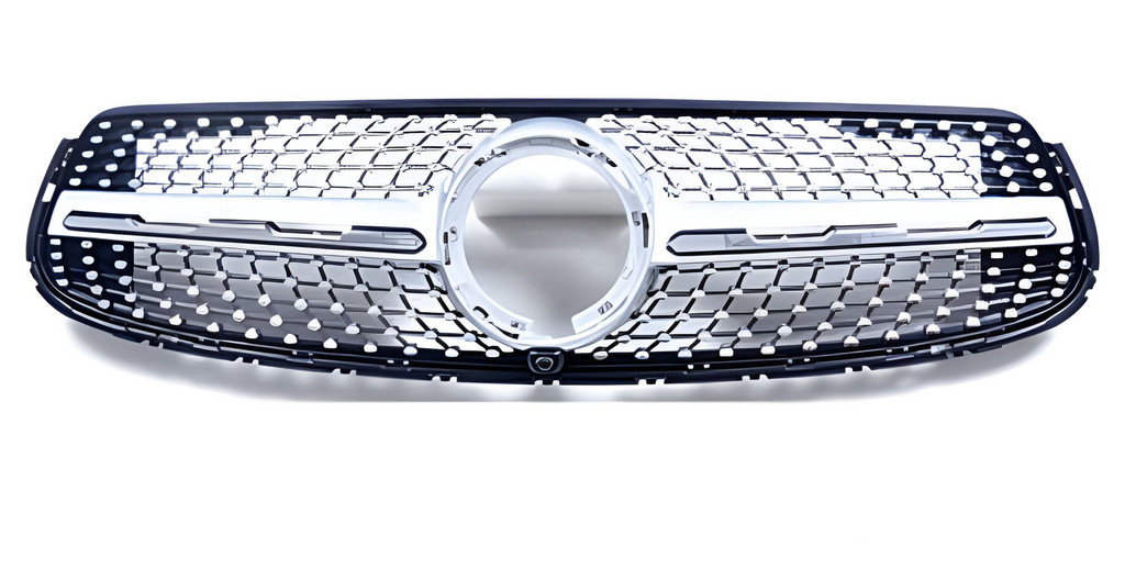 Передня решітка Diamond Silver (для GLC 43 AMG/GLC 63 AMG/AMG-Line 2019-2022) З місцем під камеру 2