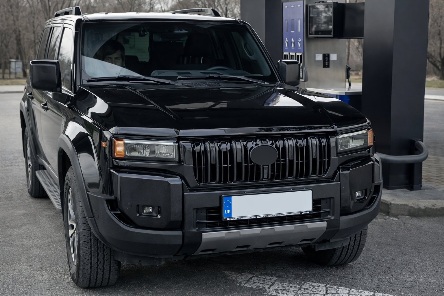 Передній бампер VX Білий