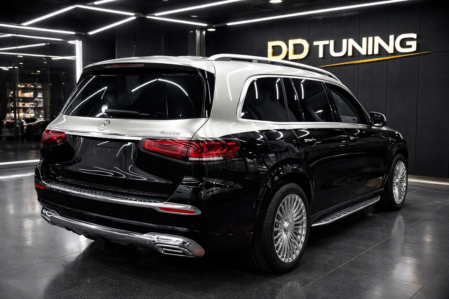 Задній бампер з дифузором Maybach GLS600