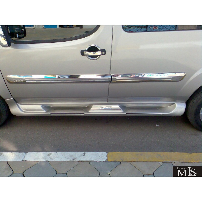 Бокові пороги Sorento тип (під фарбування) 4