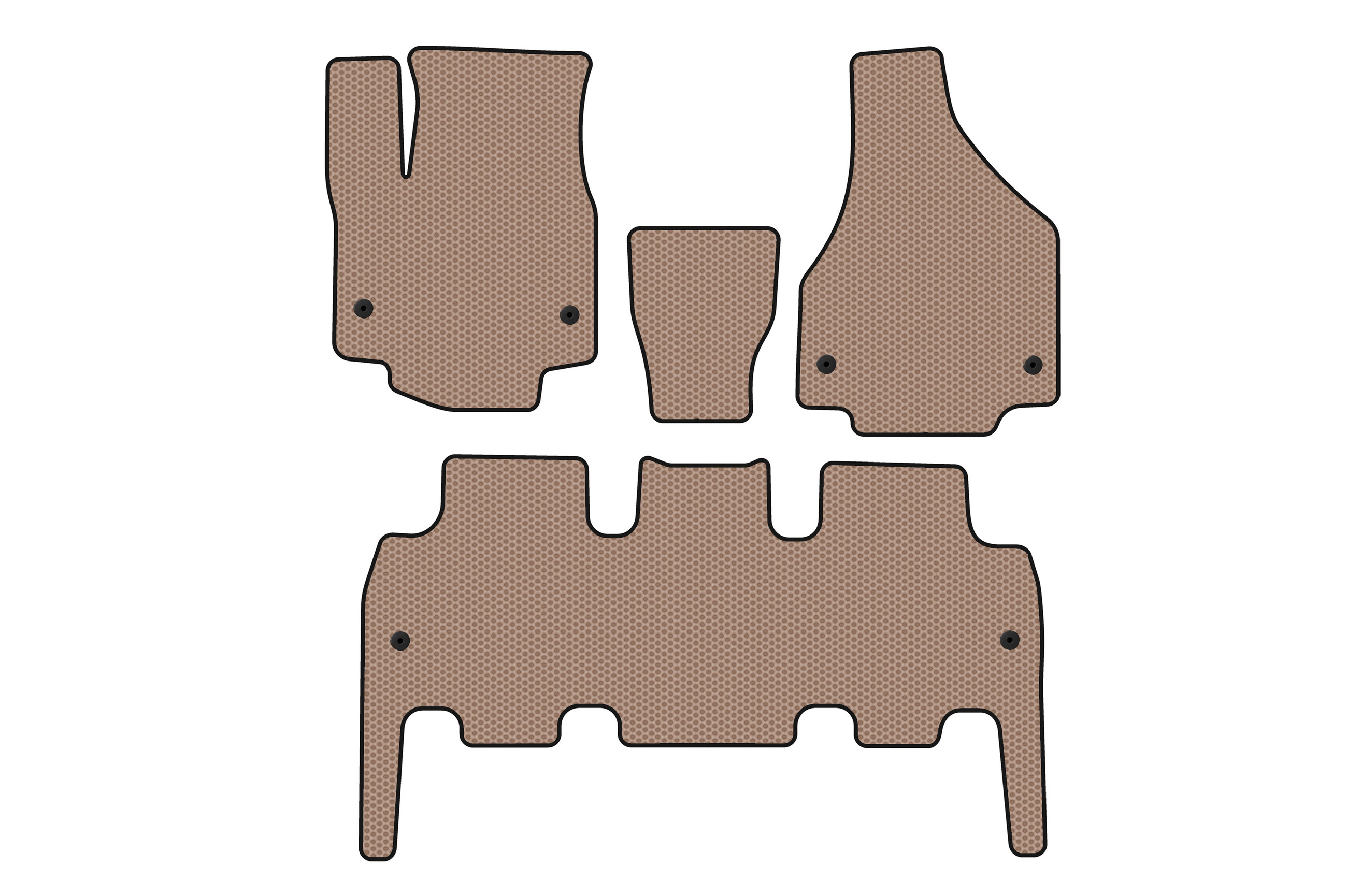 Гумові килимки Carsuit (Бежевий)