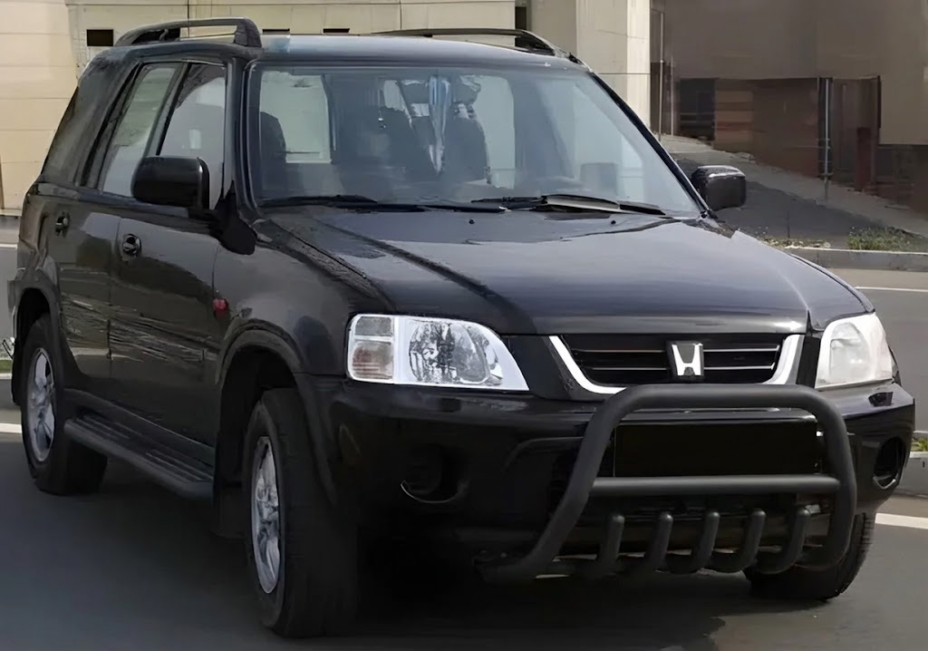 Кенгурятник WT003 Black нерж.)