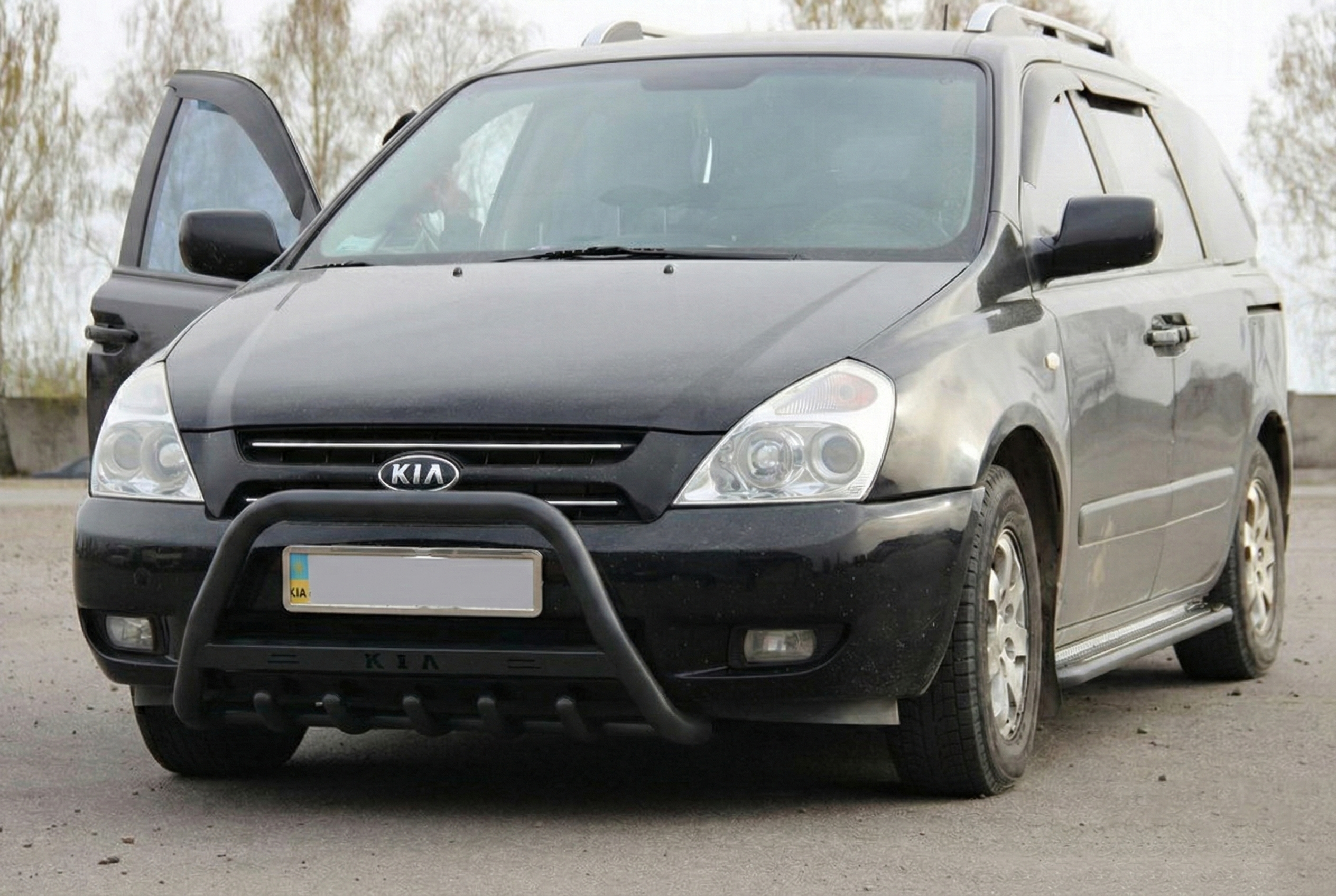 Кенгурятник WT004 Black (нерж) 3