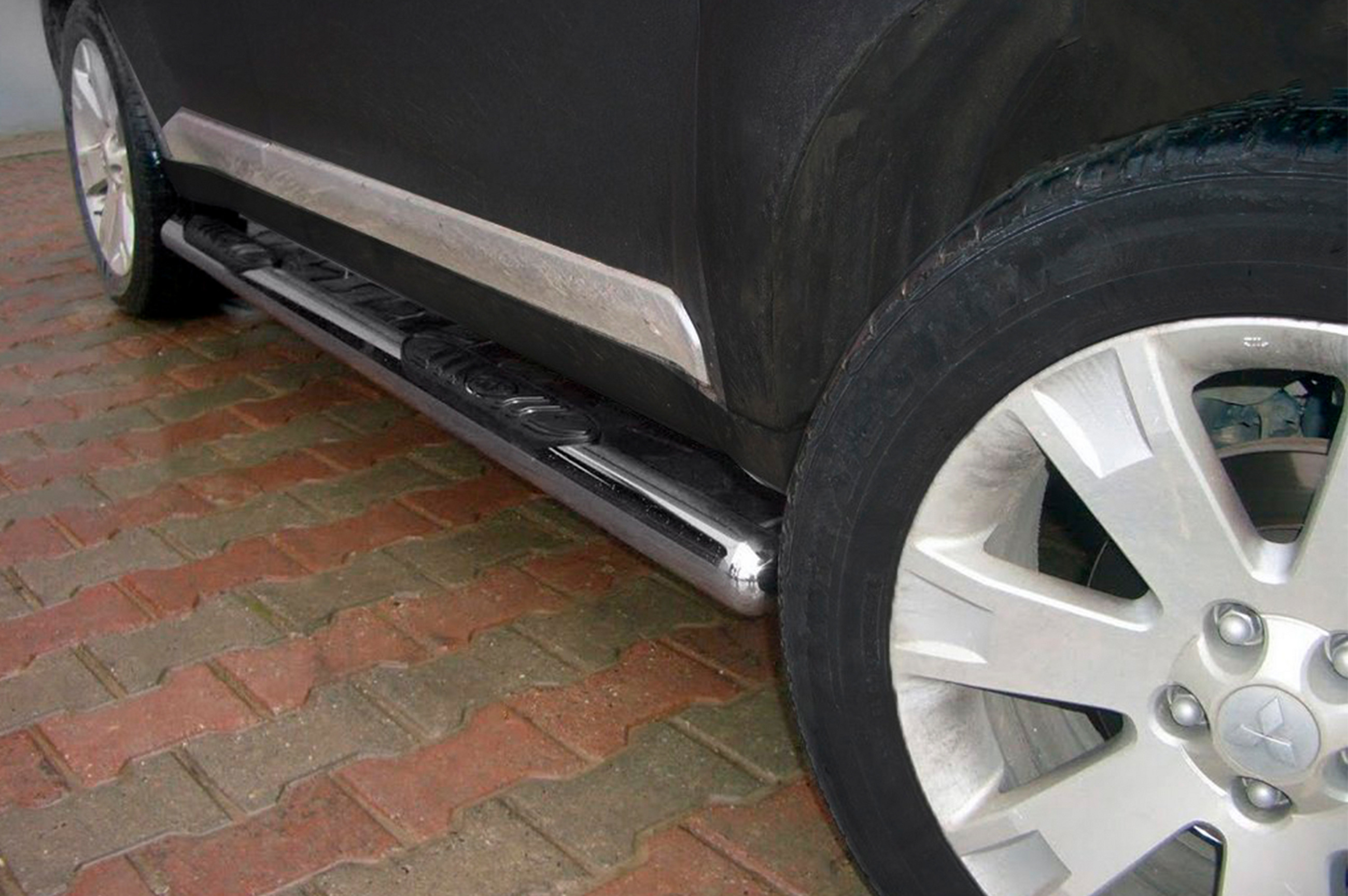 Бічні труби (2 шт., Нерж.)