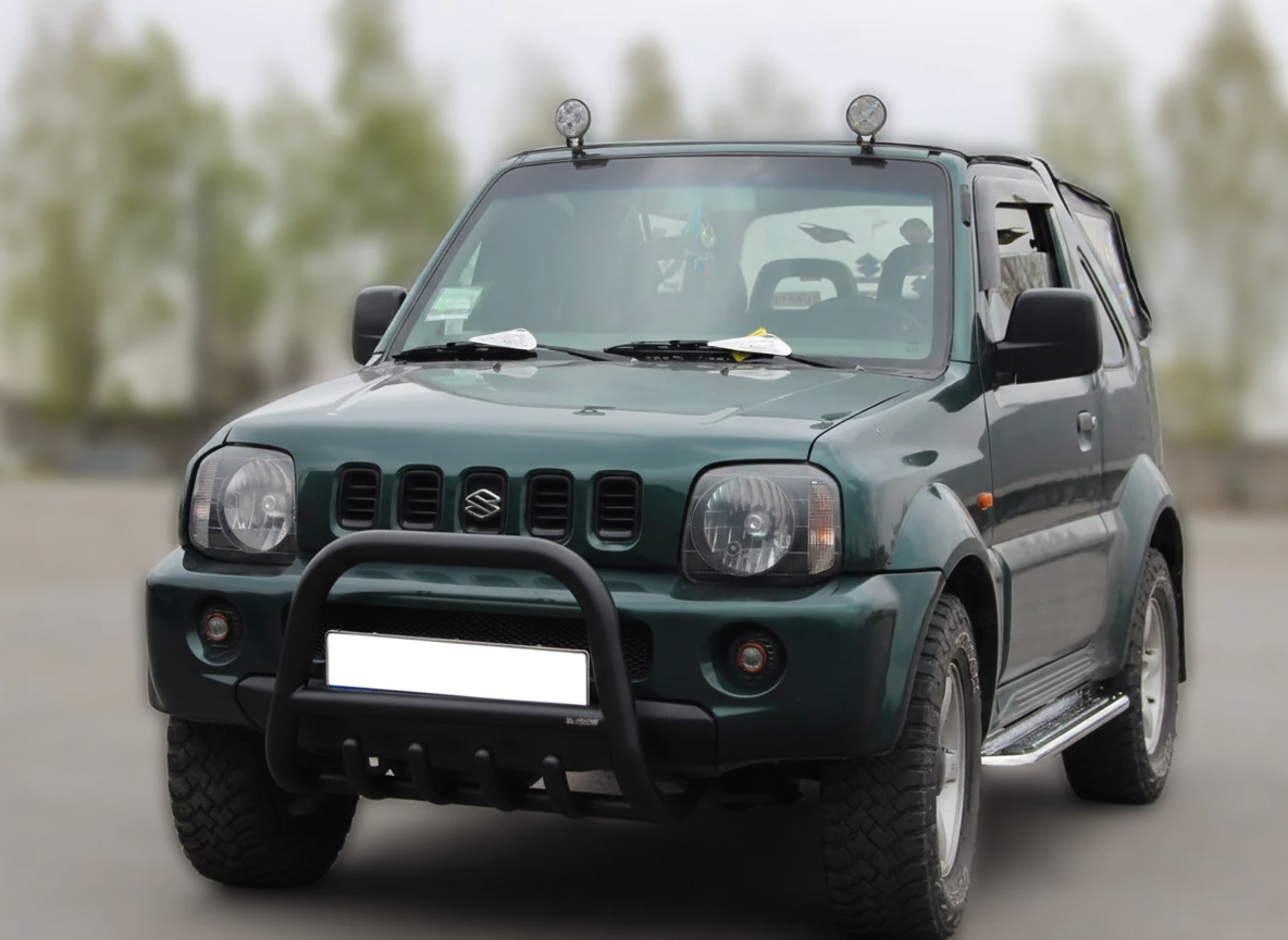 Кенгурятник F2-01 Black (нерж) 3