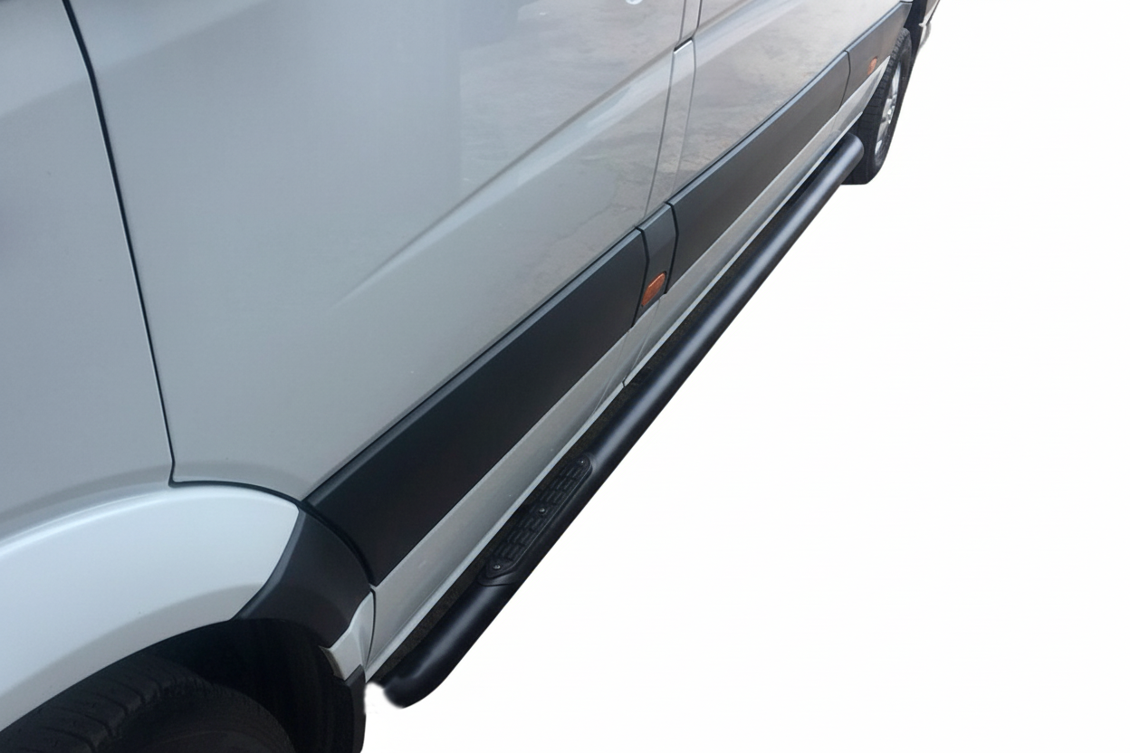 Бічні труби Black (2 шт., нерж.) d60, Long-ExtraLong 3