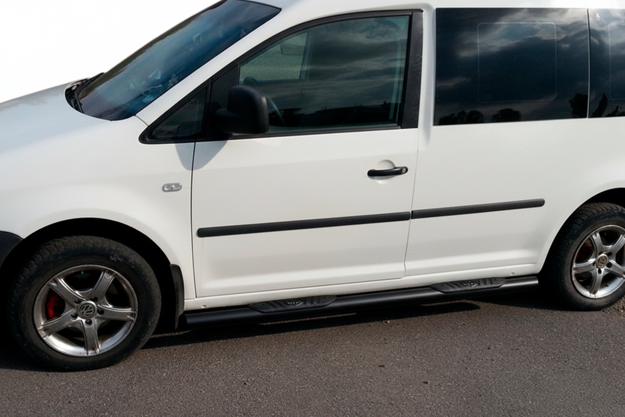 Бічні труби BB001 Black (2 шт., нерж) d60, Maxi база 5
