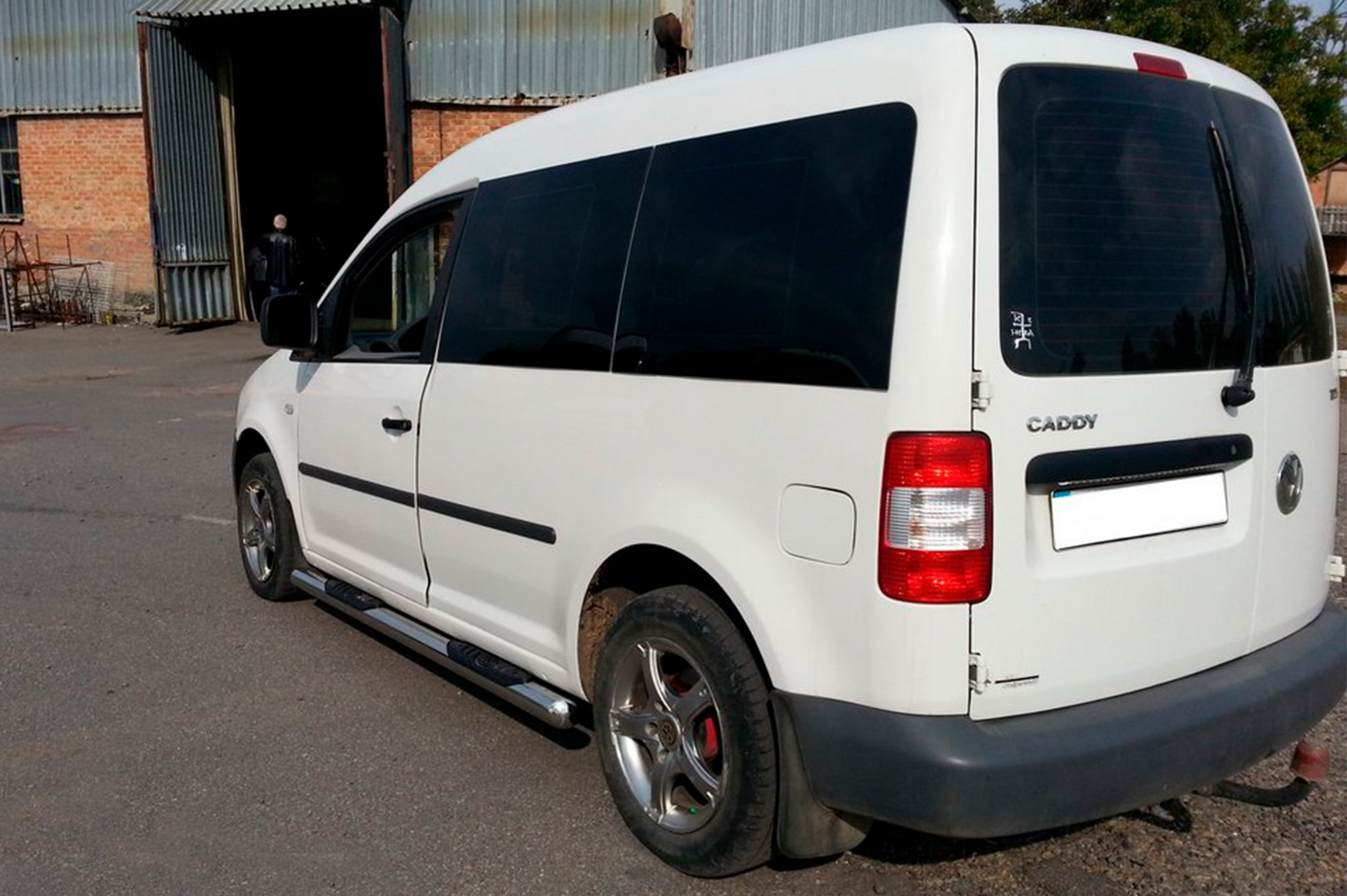Бічні труби BB001 (2 шт., нерж) d60, Стандартна база 3