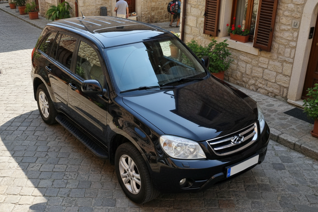 Бокові пороги Bosphorus Black (2 шт., Алюміній)