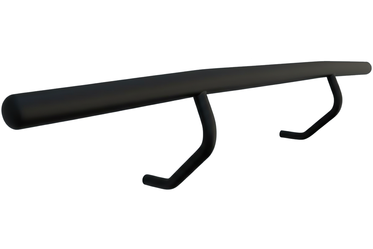 Задня дуга AK002 Black (нерж.)