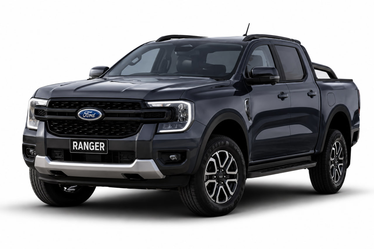 Рейлінги чорні OEM (ABS-пластик, установка на клей)