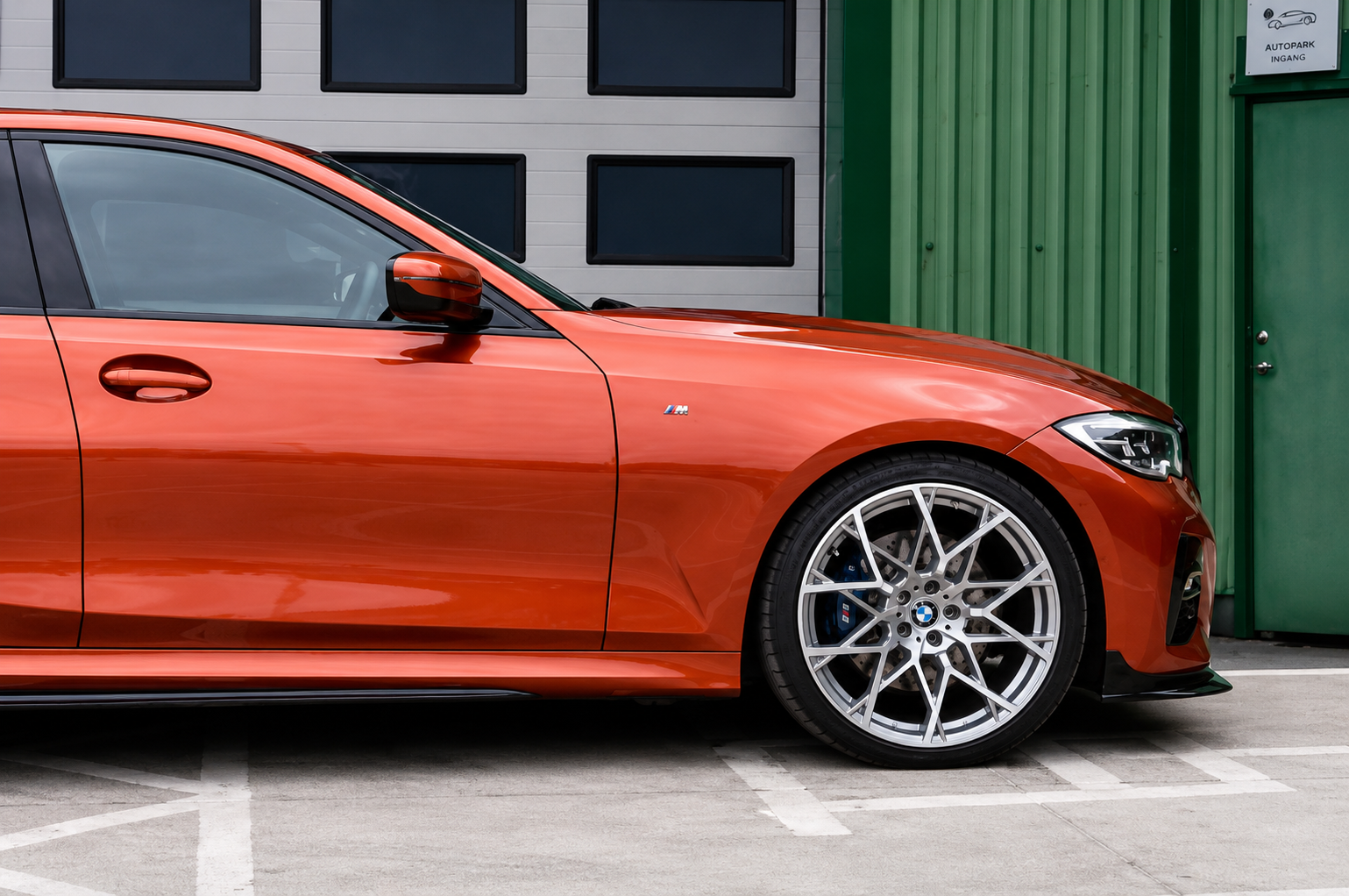Накладка на передній бампер Lip MP-Style (для M-Sport 2018-2022, ABS) 3