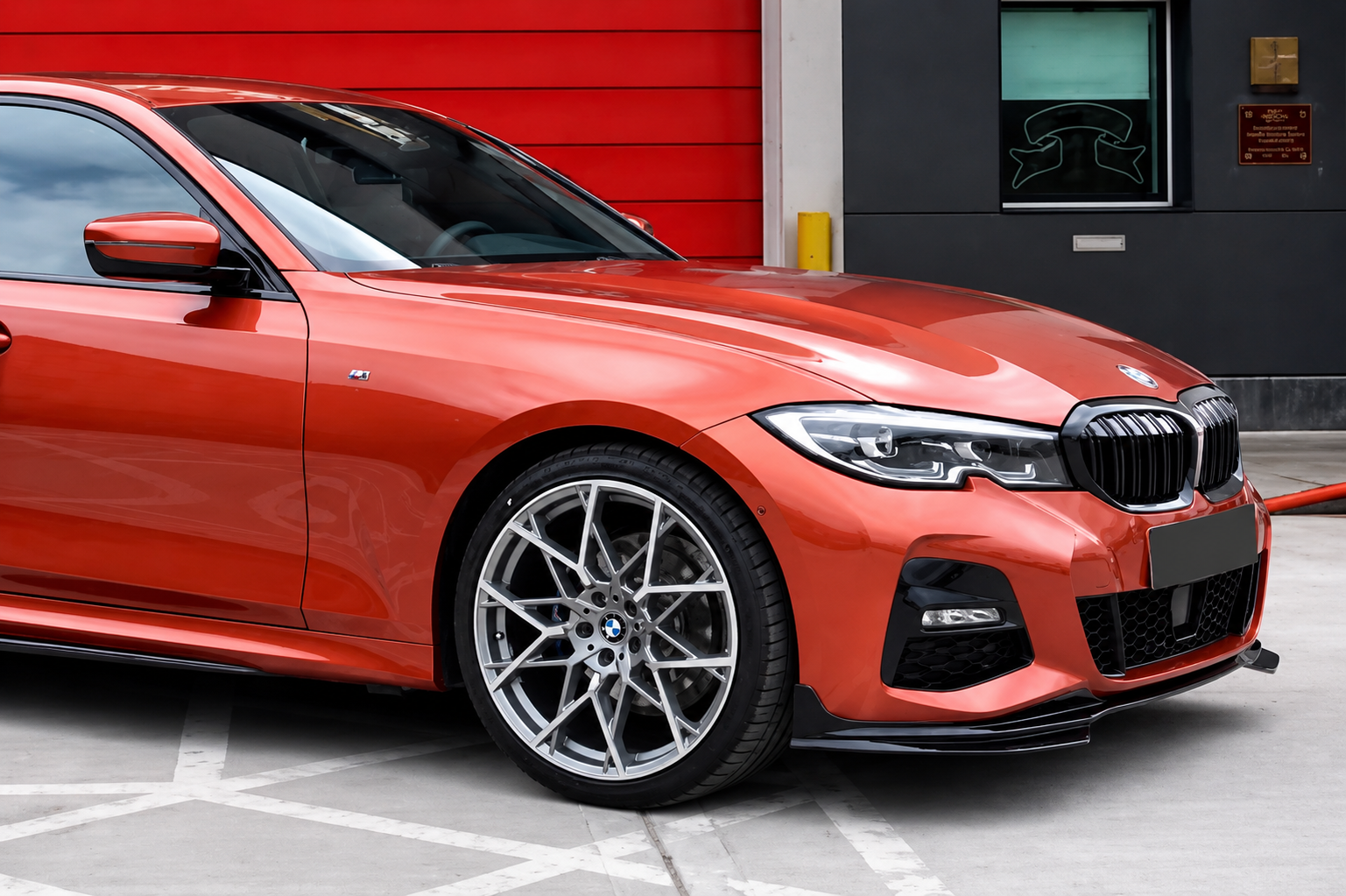 Накладка на передній бампер Lip MP-Style (для M-Sport 2018-2022, ABS) 4