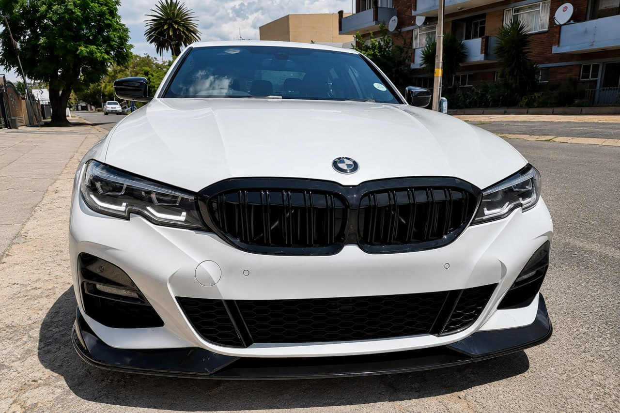Накладка на передній бампер Lip AC-Style (для M-Sport 2018-2022, ABS)