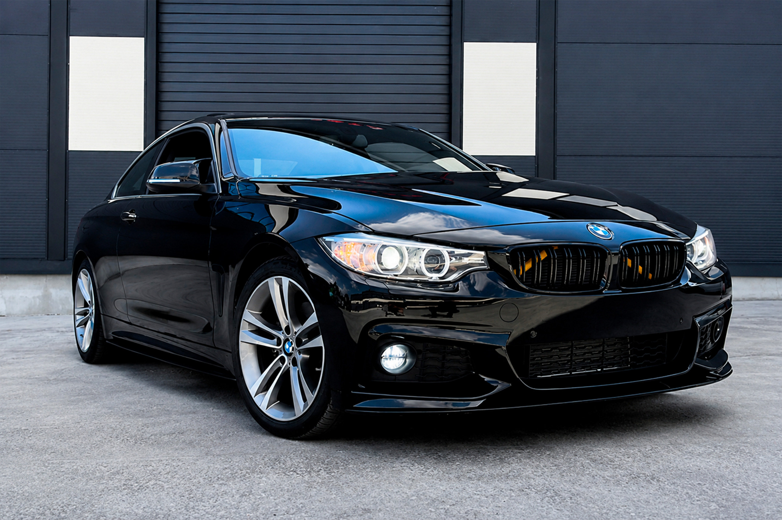 Передня Lip накладка MP-Style (для M-Sport, чорний глянець) 4