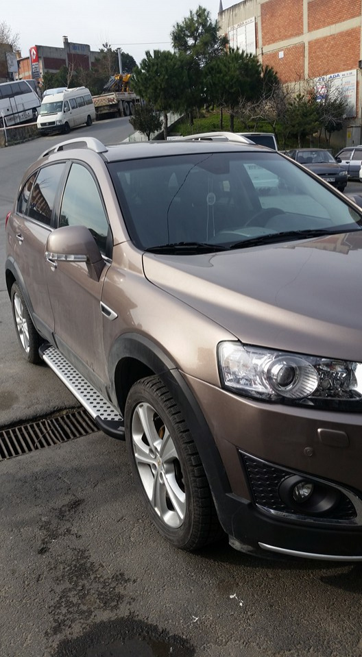 Бокові пороги Allmond Grey (2 шт., Алюміній) 2006-2015 3