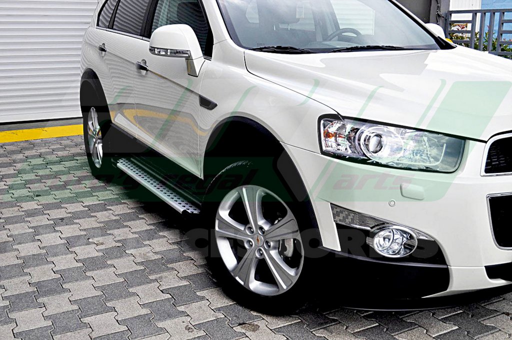 Бокові пороги Allmond Grey (2 шт., Алюміній) 2006-2015 5