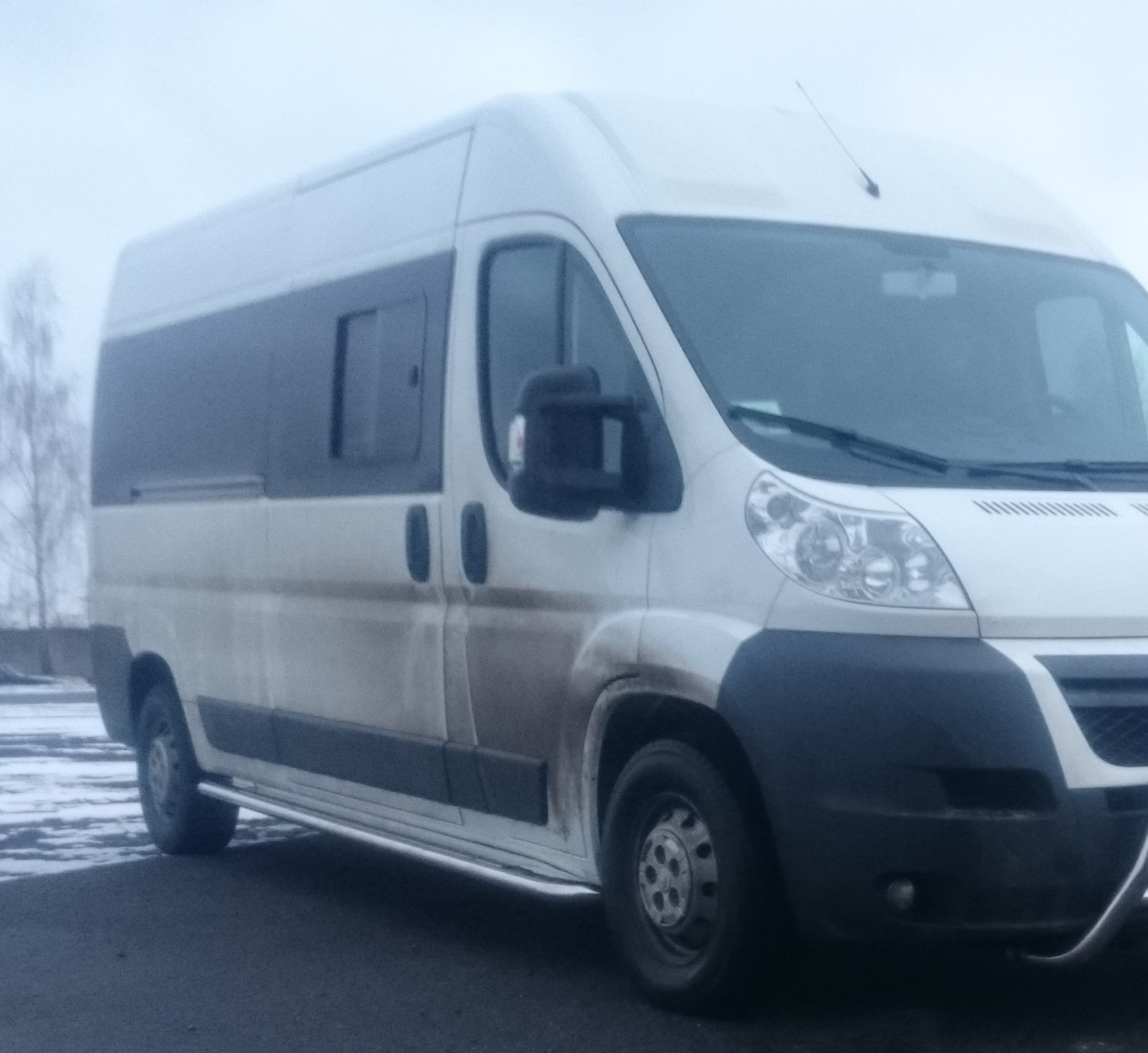 Бокові пороги Premium (2 шт., нерж.) Довга база, Ø60 2
