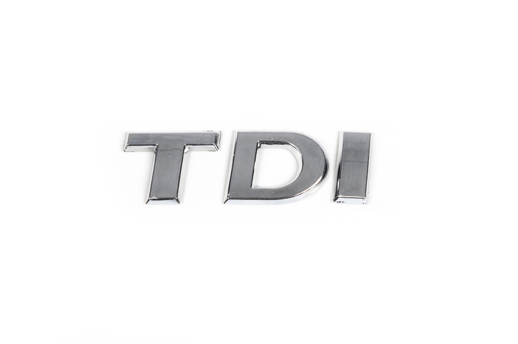 Напис TDI (під оригінал) TD-хром, I-червона 2